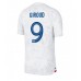 Frankrike Olivier Giroud #9 Borte Drakt VM 2022 Kortermet